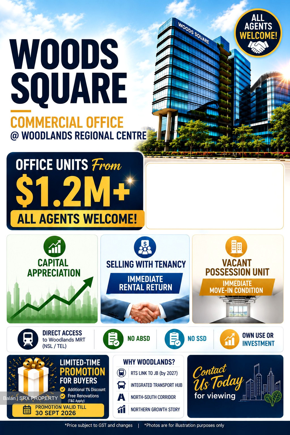 Woods Square (D25), Office #605871321